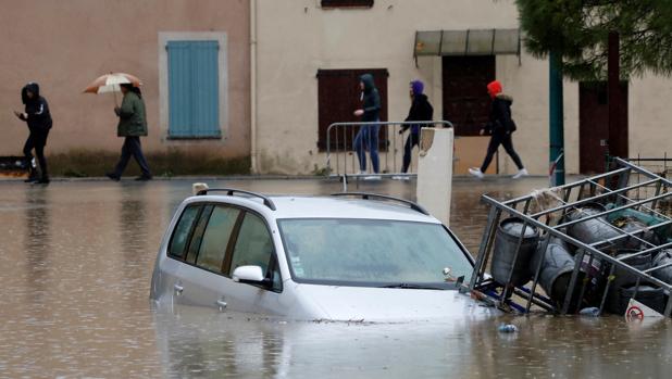 Dos muertos por las inundaciones en el sureste de Francia