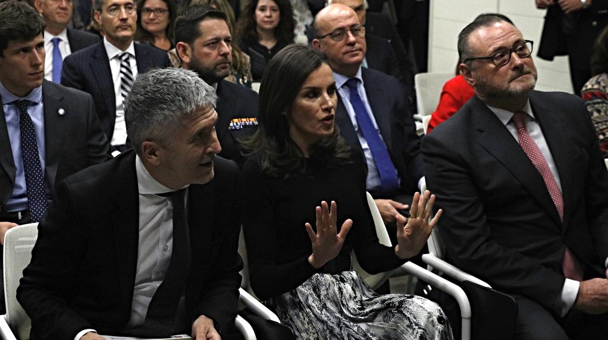 La Reina ha presidido la presentación mundial del informe, en la sede de la Fundación Abertis de Madrid