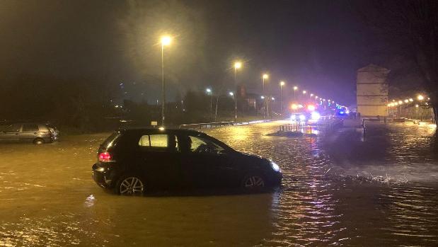 Las fuertes lluvias dejan grandes inundaciones en Cantabria
