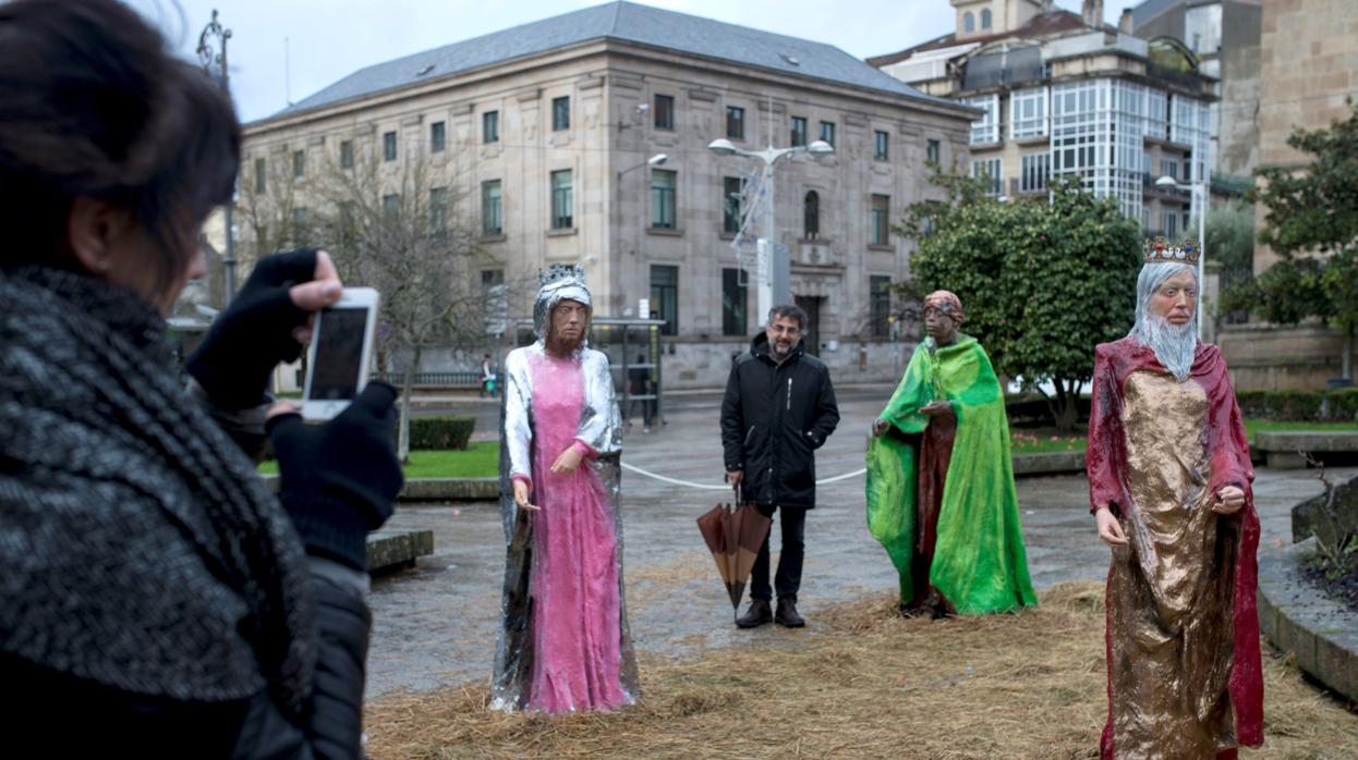 El Belén de Orense indigna a sus paisanos