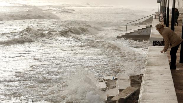 Las playas del golfo de Valencia retroceden una media de 11,1 metros por el paso de la borrasca Gloria