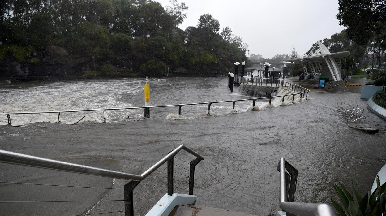 Inundaciones en Sídney, este viernes