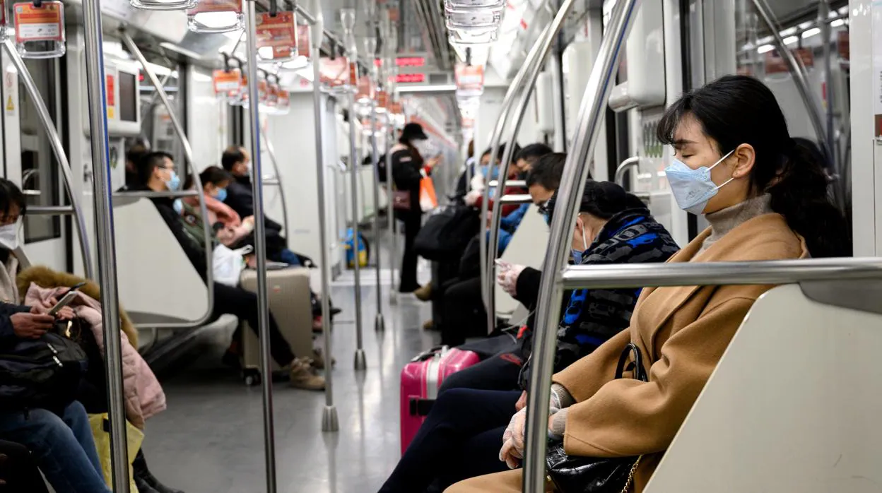 Metro de Shanghái este lunes