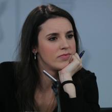 La ministra de Igualdad, ayer en Moncloa