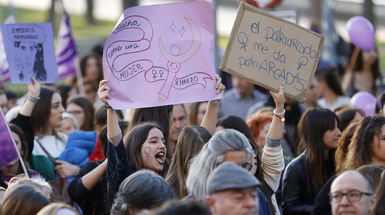 Manifestación del día de la mujer en Córdoba