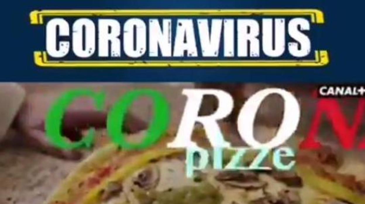 Vídeo satírico sobre la Pizza y el coronavirus de Canal Plus