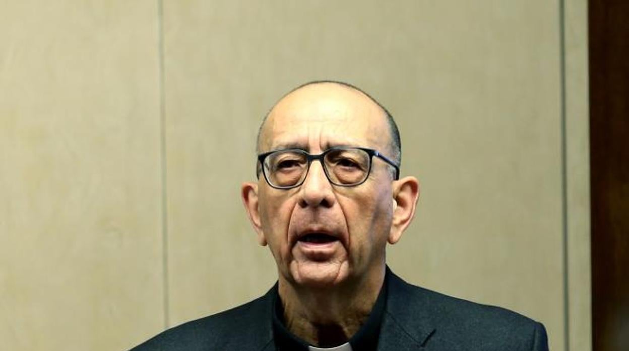 El cardenal arzobispo de Barcelona, Juan José Omella, el lunes en la Asamblea Plenaria
