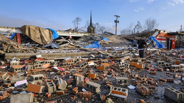 Al menos 25 muertos por los tornados en Estados Unidos