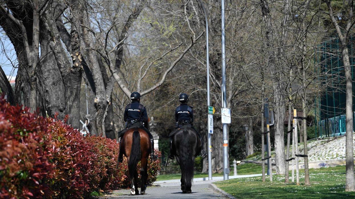 Un parque de Madrid