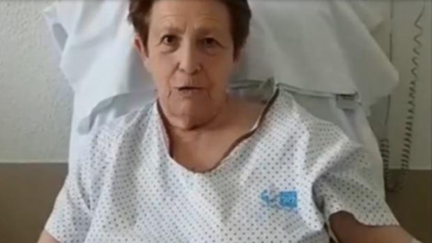 «Del coronavirus se sale», mensaje de ánimo de una septuagenaria recuperada de la enfermedad