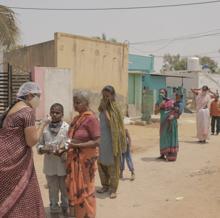 La Fundación Vicente Ferrer fabrica geles y mascarillas para prevenir el coronavirus en el sur de la India