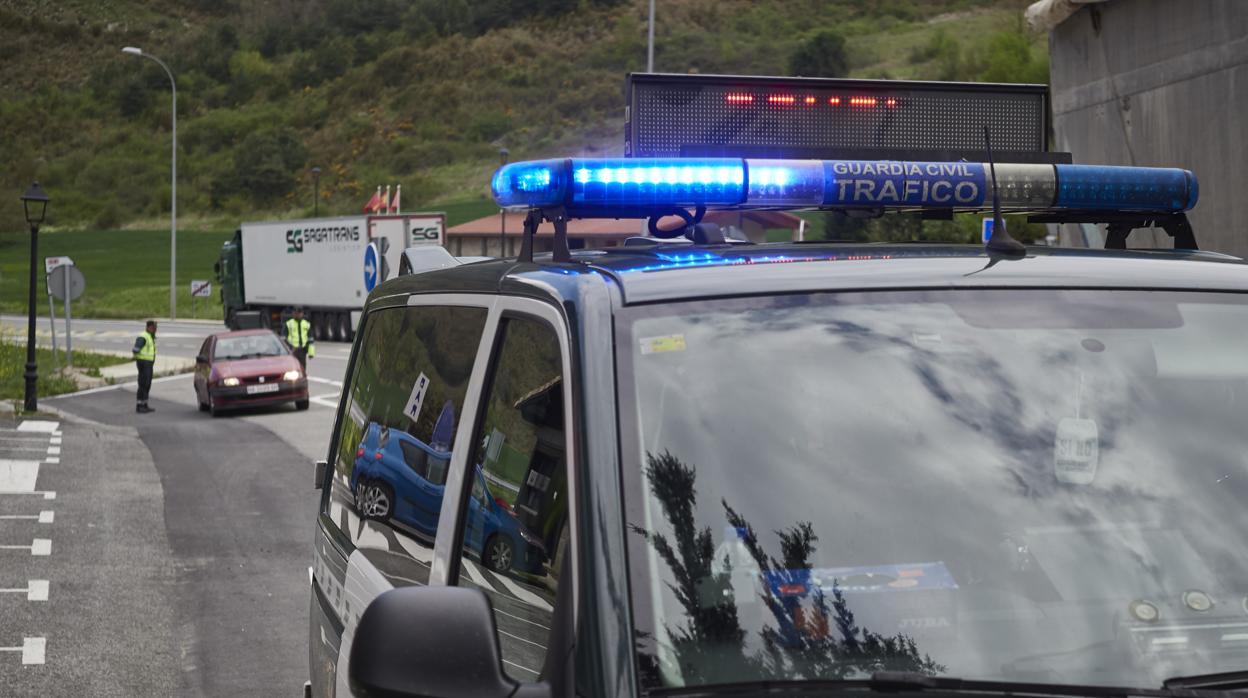 Un coche de la Guardia Civil