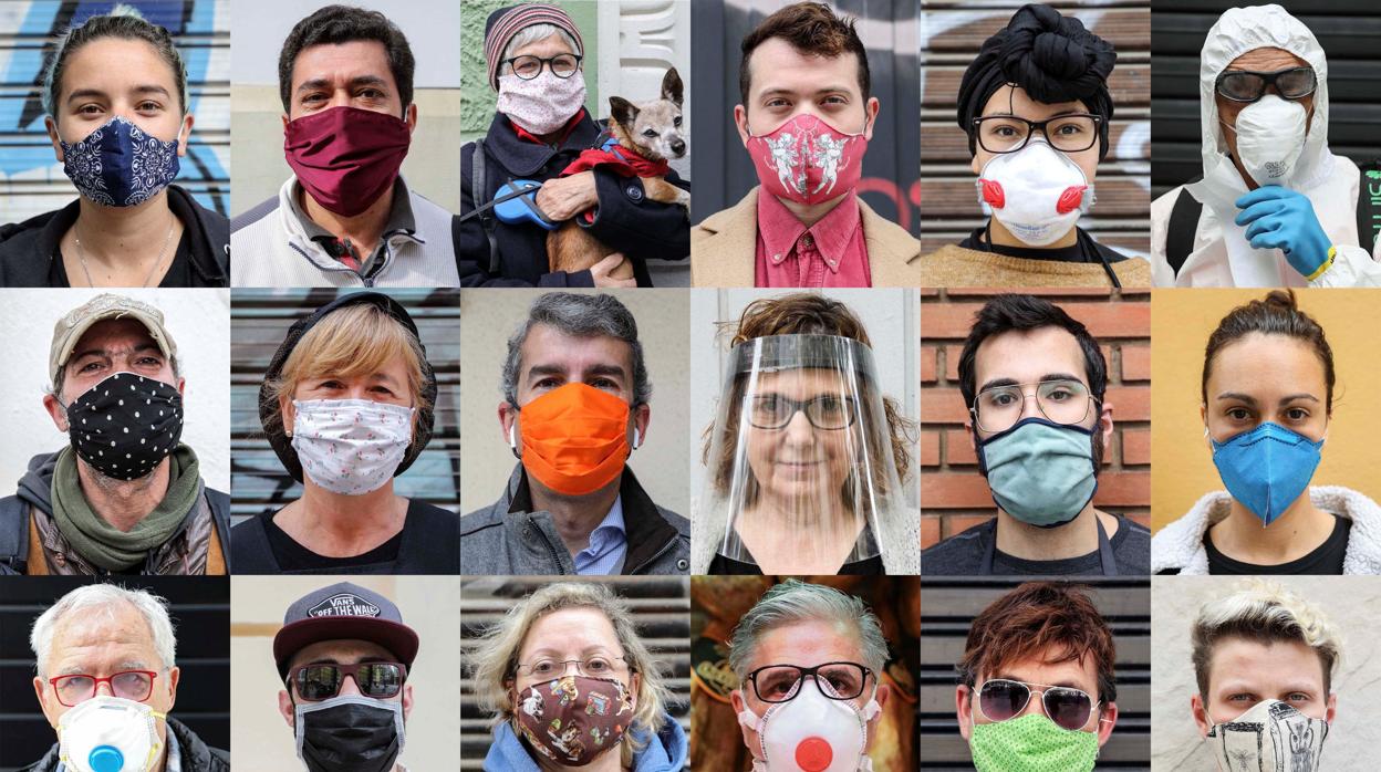 Estos días vemos en la calle mascarillas de todo tipo, algunas compradas y otras hechas a mano