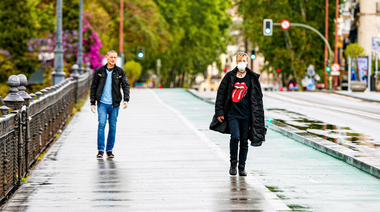 Imagen de las últimas precipitaciones registradas en Sevilla el 15 de abril