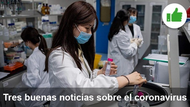 Las tres buenas noticias de hoy sobre el coronavirus