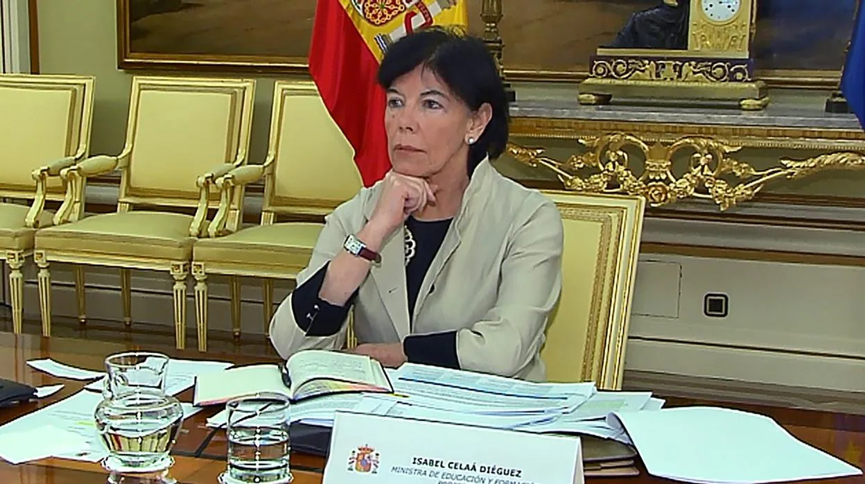 La ministra de Educación, Isabel Celaá, en una imagen reciente