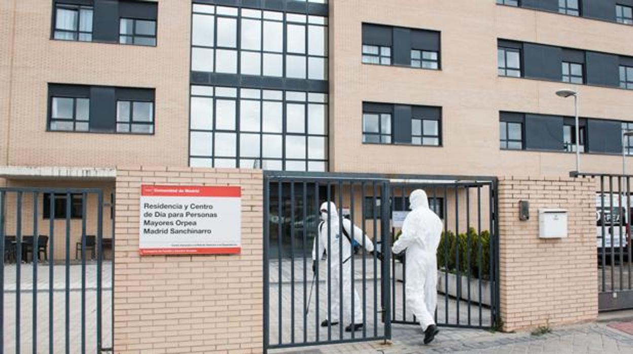 Una residencia de ancianos en Madrid