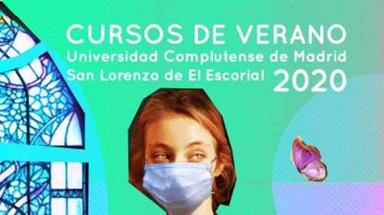 Cartel de los cursos de verano de la Universidad Complutense