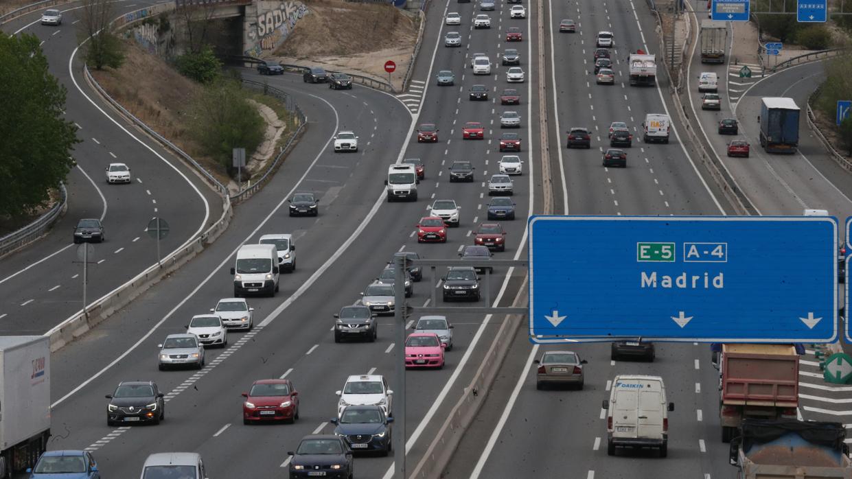 Sobre estas líneas una imagen de la operación salida de 2019 en la A-4