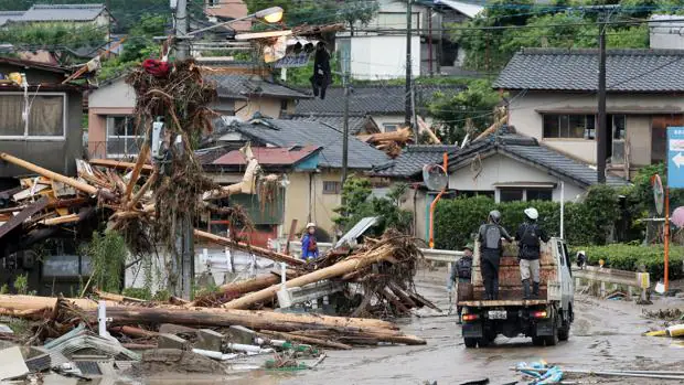 Ascienden a 56 los muertos por las inundaciones en Japón