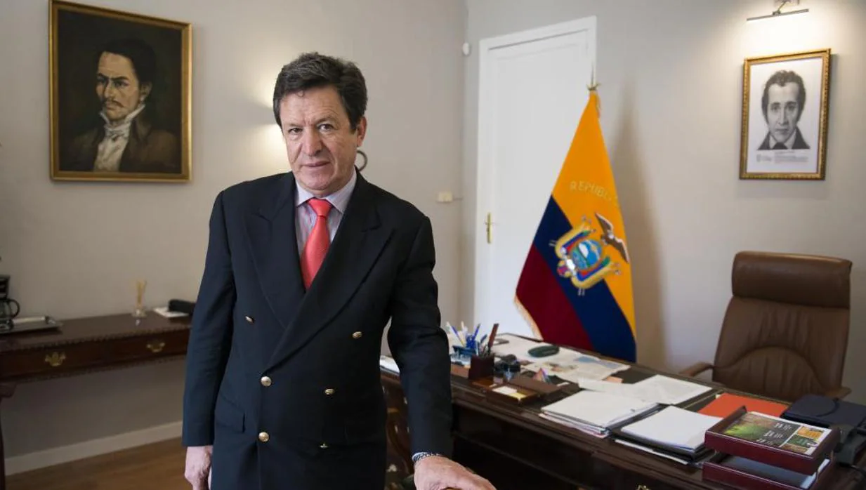 El embajador de Ecuador en España, Cristóbal Roldán