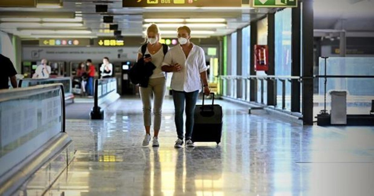 Imagen del aeropuerto de Barajas esta semana