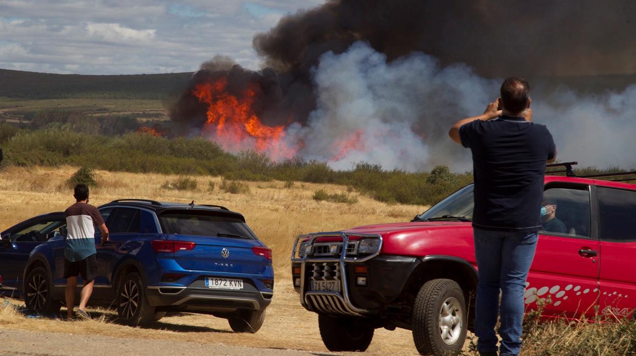 El incendio de Zamora supera las 2.000 hectáreas carbonizadas