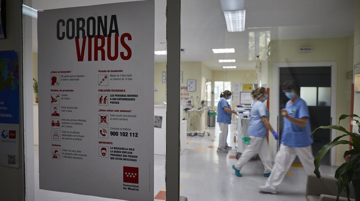 Ambiente hospitalario durante la pandemia del coronavirus