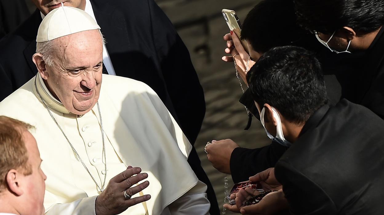 El Papa, esta mañana