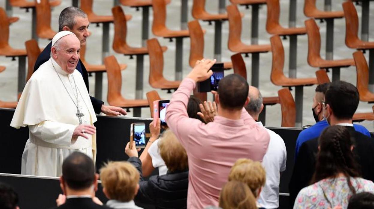 El Papa Francisco en la audiencia general de los miércoles