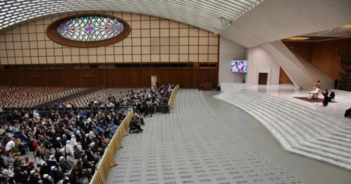 Audiencia general del Papa en el Aula Pablo VI en el Vaticano