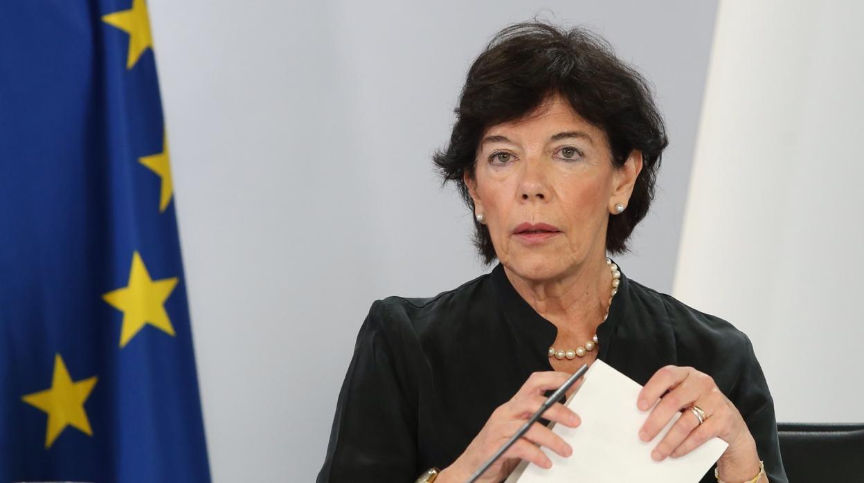 La ministra de Educación, Isabel Celaá, en una imagen reciente