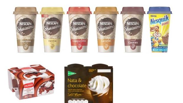 Retiran varios lotes de bebidas lácteas y postres de chocolate por presencia de agua oxigenada