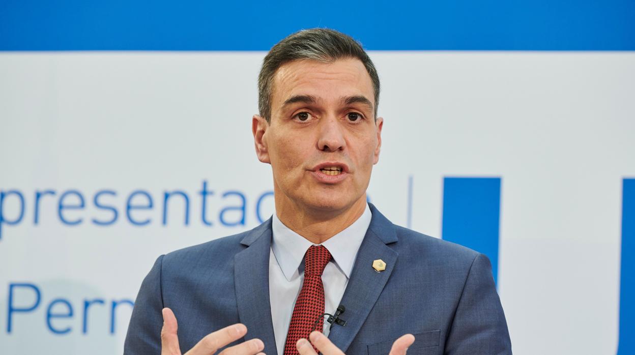 El presidente del Gobierno, Pedro Sánchez, durante la rueda de prensa ofrecida la semana pasada en Bruselas tras participar en la reunión del Consejo Europeo