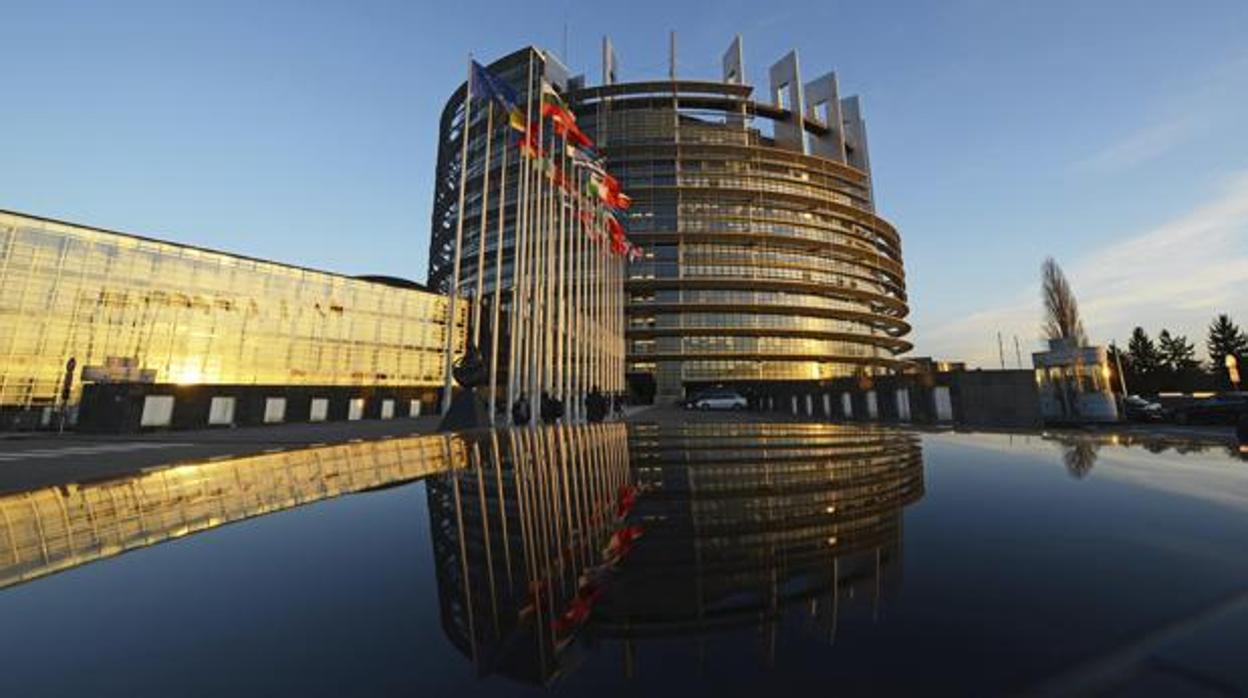 Fachada del edificio del Parlamento Europeo