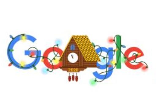 Google celebra la Nochevieja con un doodle