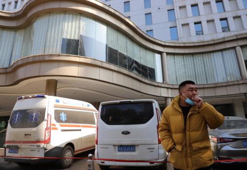 Hotel "The Jade" de Wuhan, donde han hecho la cuarentena obligatoria de dos semanas los expertos de la Organización Mundial de la Salud (OMS) que han venido a China para investigar el origen del coronavirus