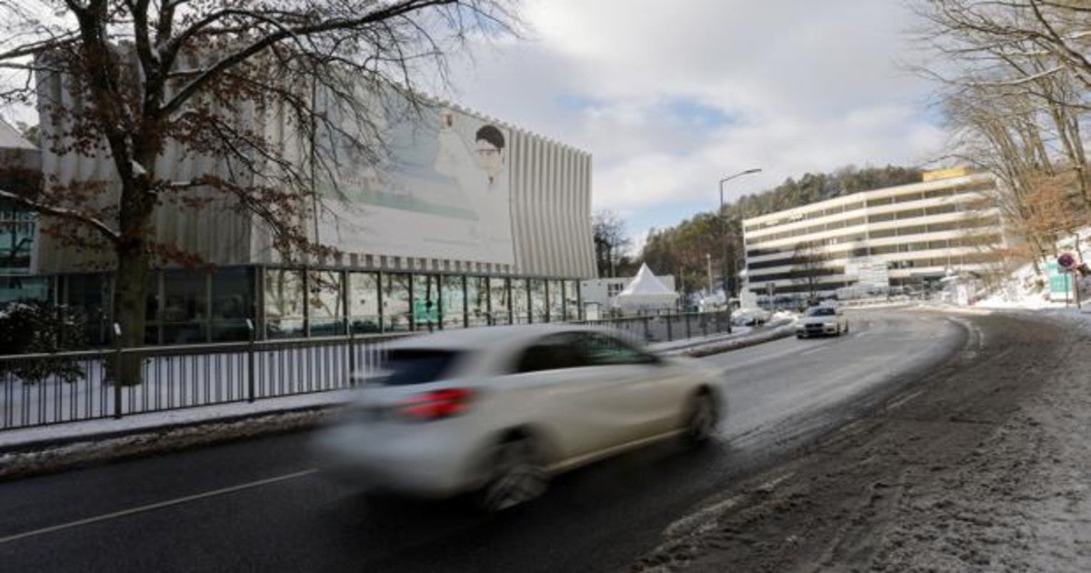 Una vista del edificio que tiene la compañía BioNTech en Marburgo (Alemania)