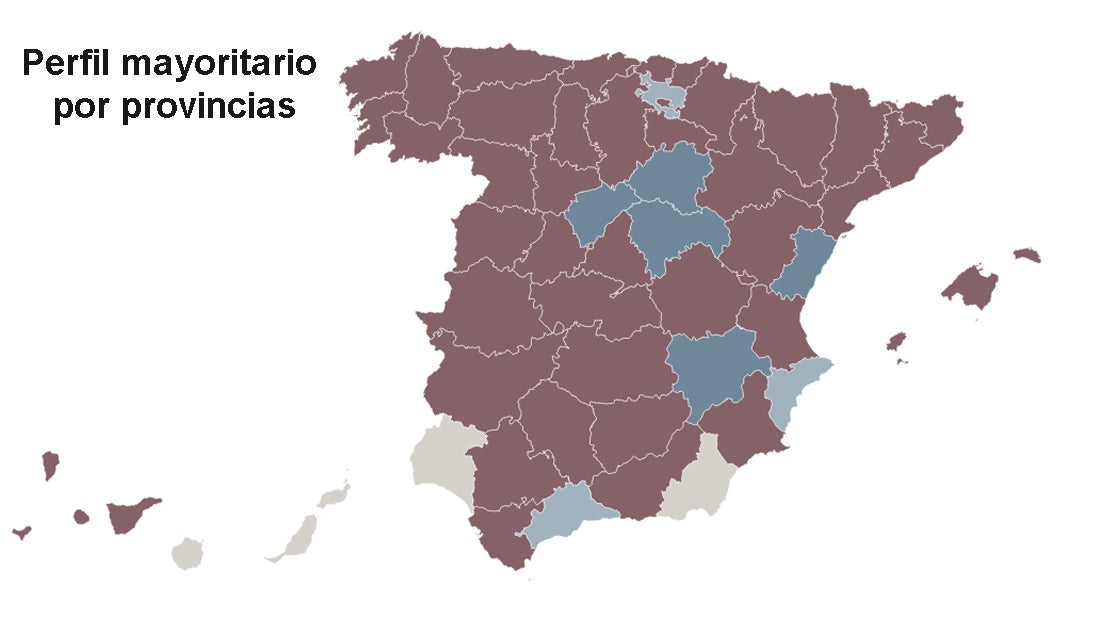 Así es el perfil del principal afectado por coronavirus, provincia a provincia