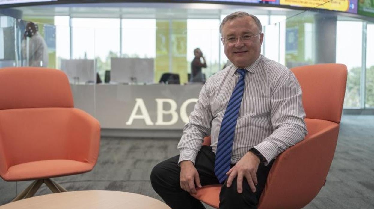 John Müller, en la redacción de ABC en Madrid