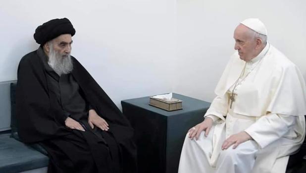 El Papa y el Gran Ayatola Al Sistani sellan un pacto de amistad entre cristianos y chiíes