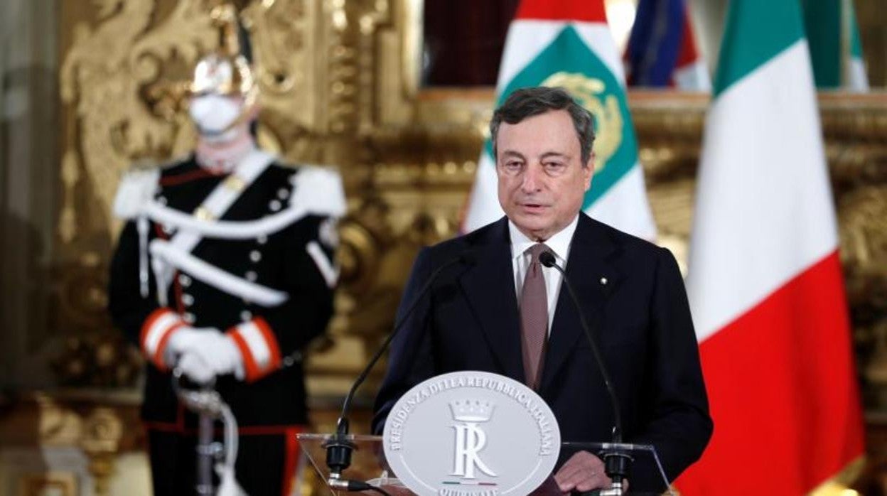 El primer ministro italiano, Mario Draghi