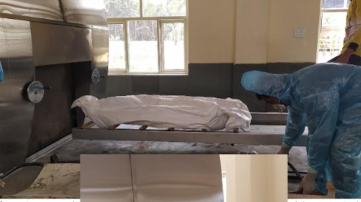 Un crematorio de gas natural donde la familia de X paga para despedir a su pariente con premura