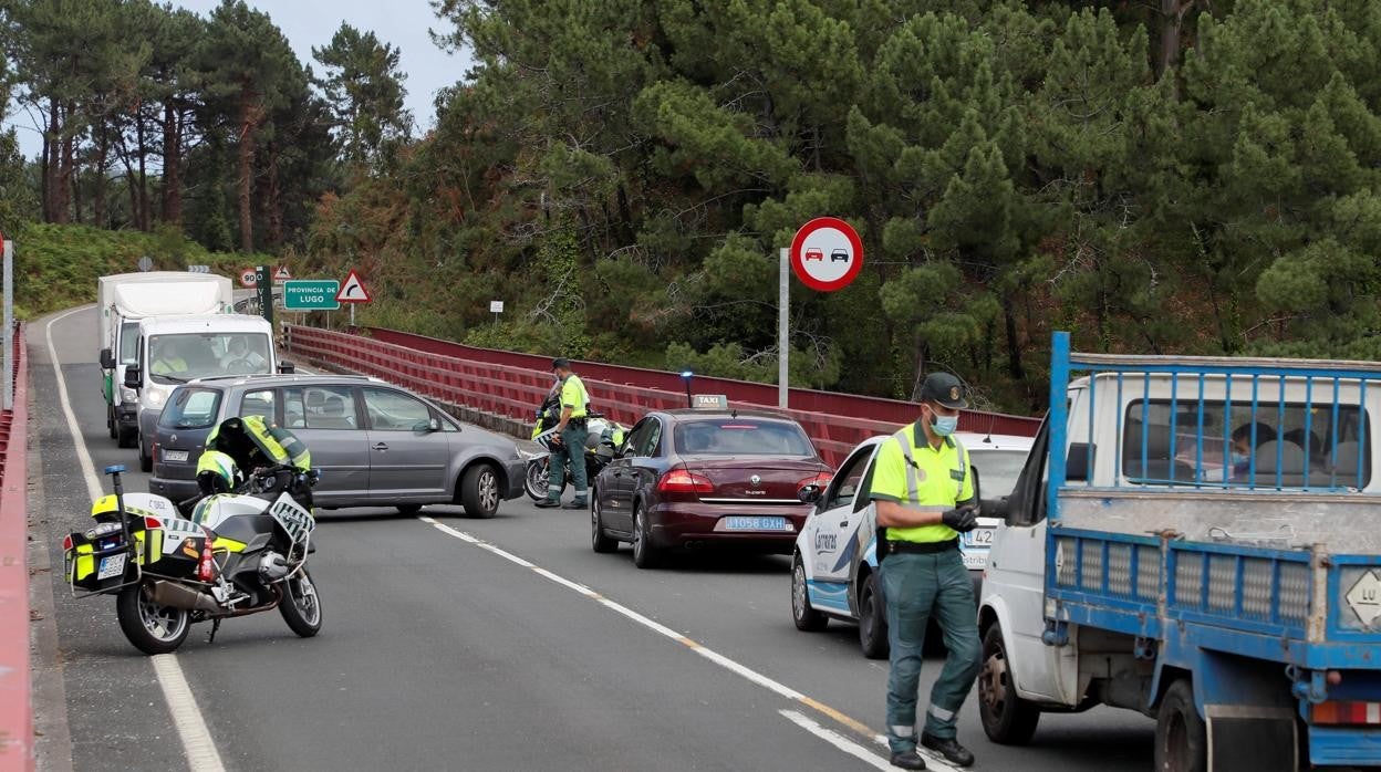 Control de la Guardia Civil por el estado de alarma