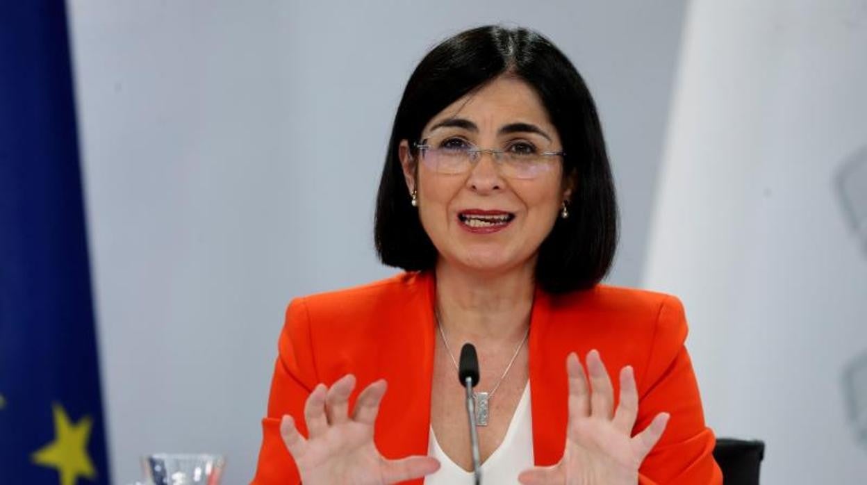 La ministra de Sanidad, Carolina Darías