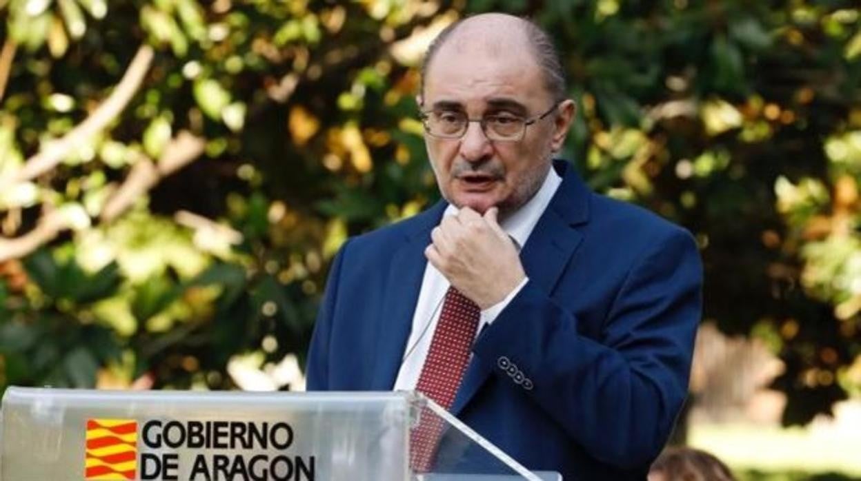 Javier Lambán es presidente de Aragón y secretario regional del PSOE