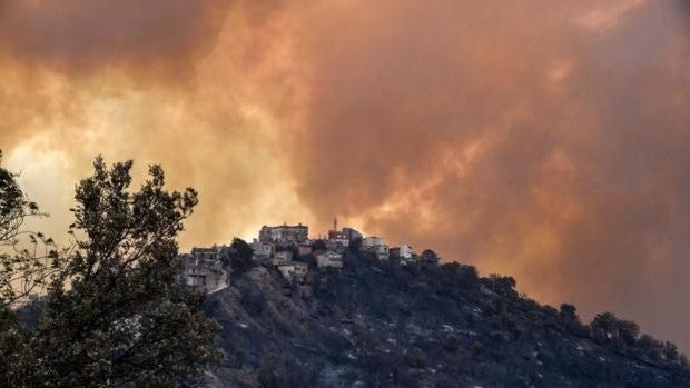 Cerca de 70 muertos en los incendios que arrasan el norte de Argelia