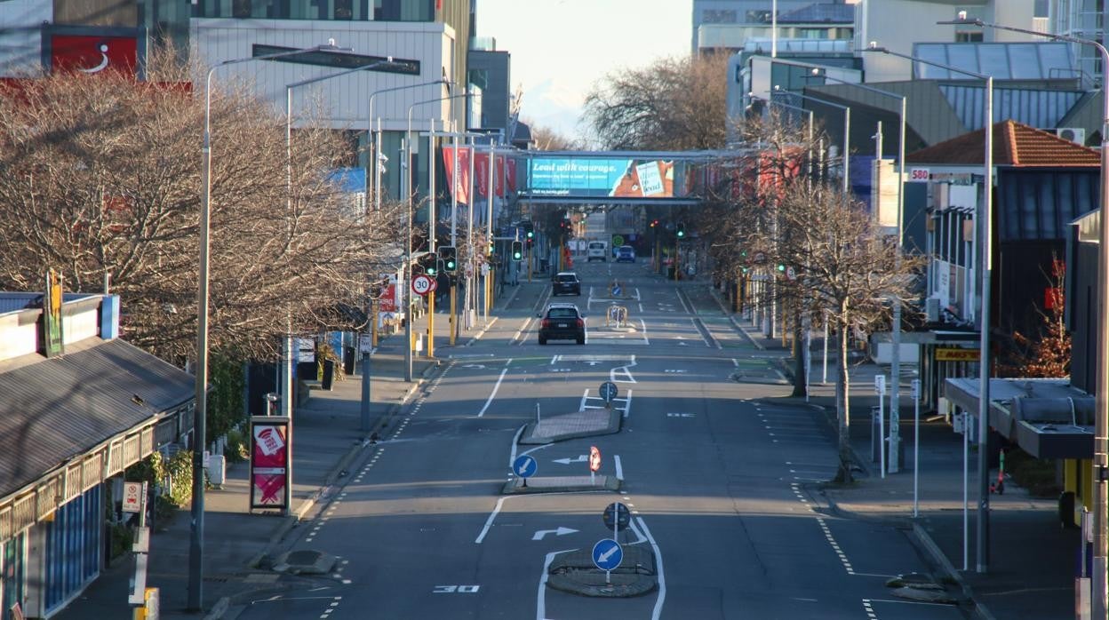 Centro de la ciudad de Christchurch, Nueva Zelanda