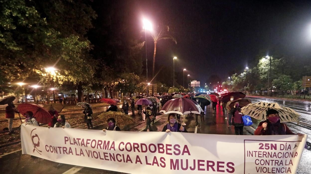 Imagen de archivo de una manifestación contra la violencia de género