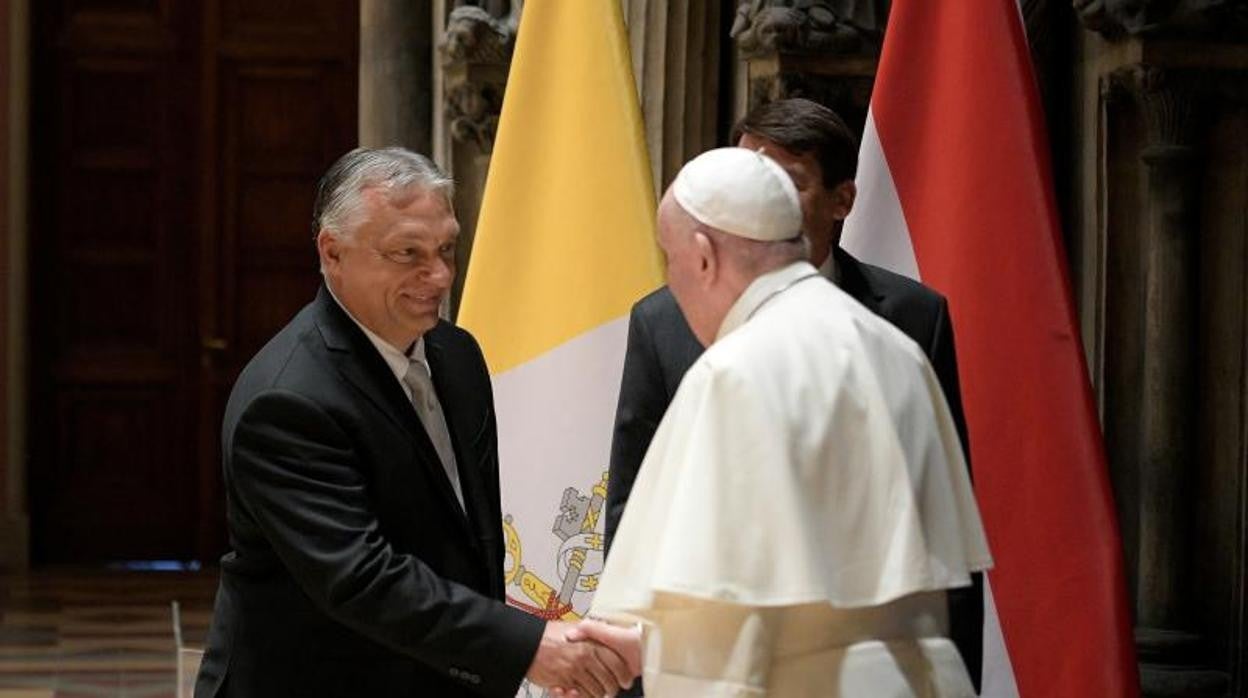 Encuentro entre el Papa Francisco y el primer ministro húngaro, Viktor Orbán